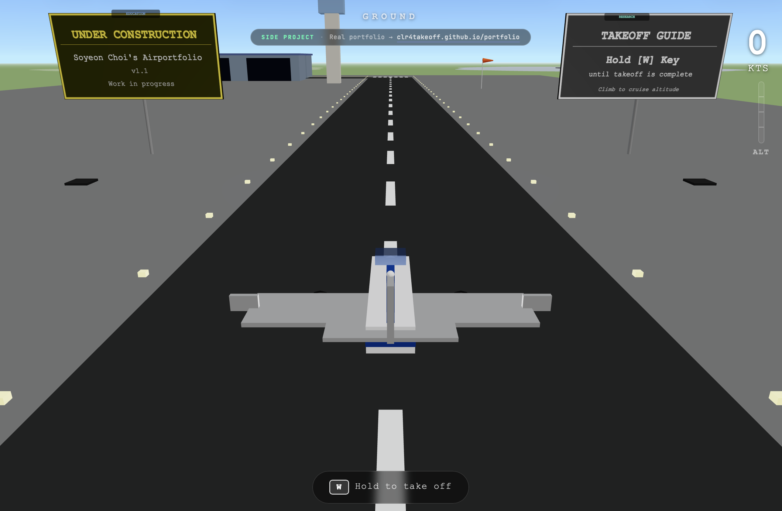 Airportfolio screenshot